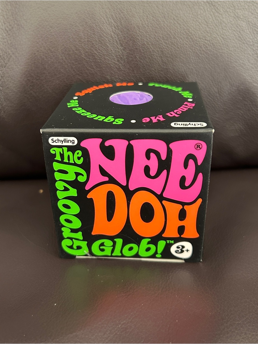 Nee Doh Groovy Glob Purple Squishy Fidget Toys NEW